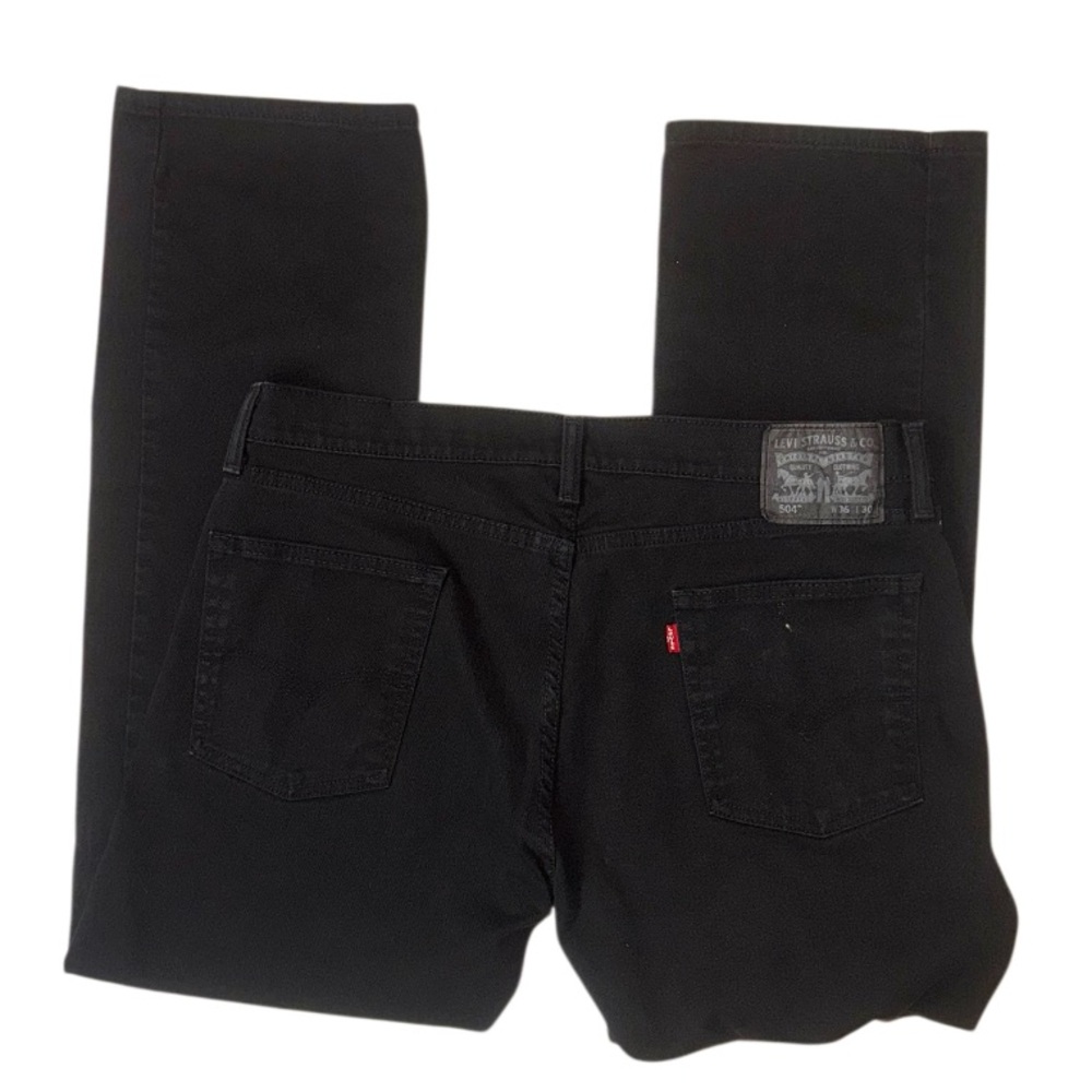 LEVI STRAUSS 504 black jeans men’s size 36 X 30